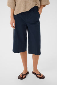 InWear DIAZ IW Culotte Pants Marine Magic