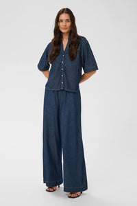 KAFFE KAjade Shirt Dark Blue Chambray