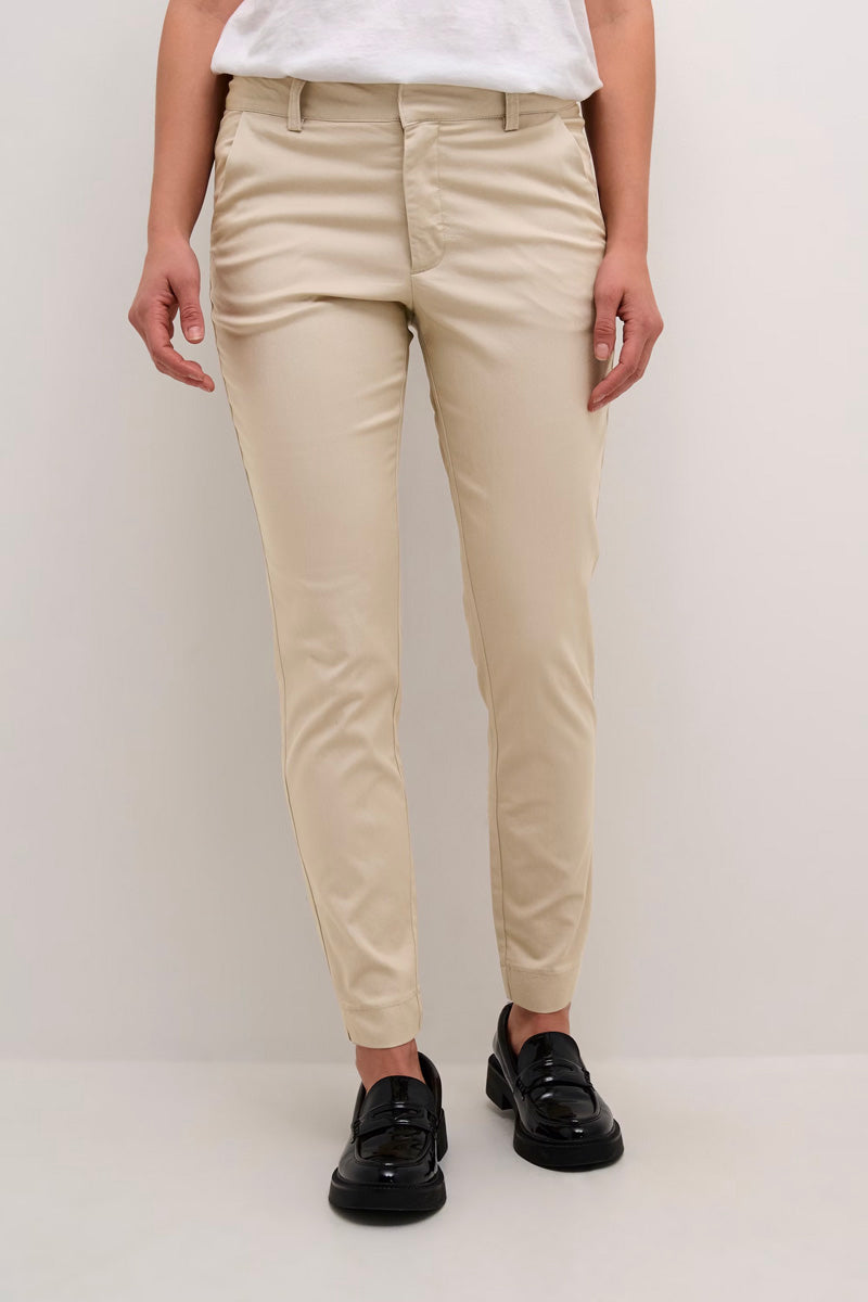 KAFFE KAlea Chino Pant Stone