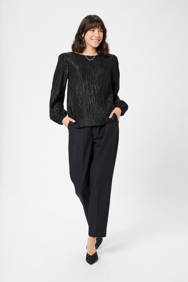 KAFFE KArizz Blouse-Deep Black
