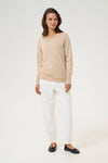 KAFFE KAlizza Knit Pullover Feather Gray