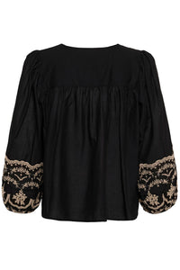 KAFFE KAkis Blouse Black Deep