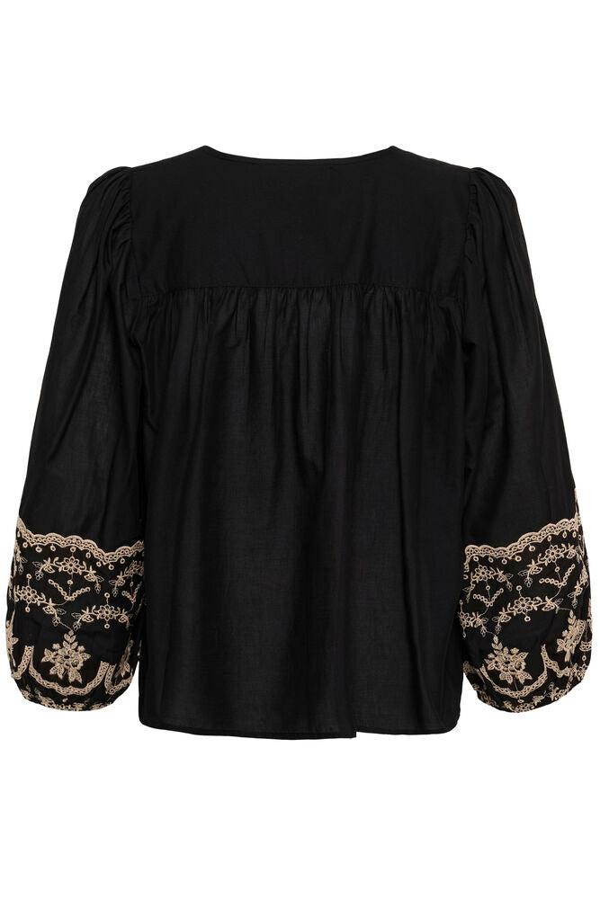 KAFFE KAkis Blouse Black Deep