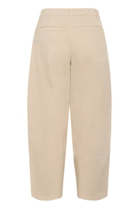 KAFFE KAmette Barrel Trousers Feather Grey