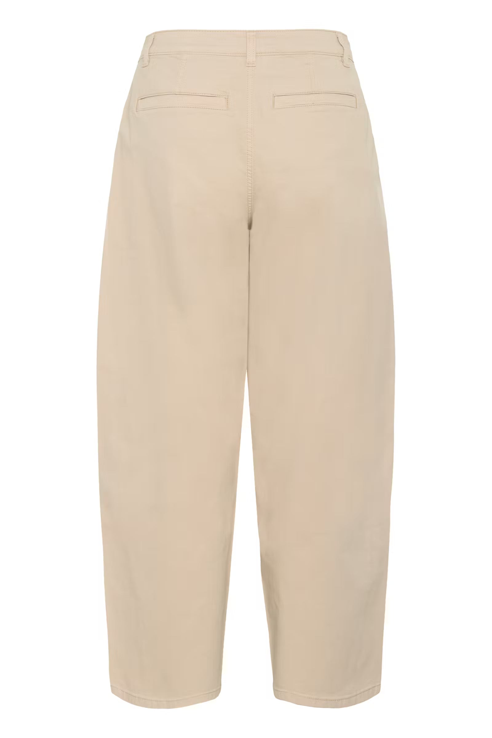 KAFFE KAmette Barrel Trousers Feather Grey