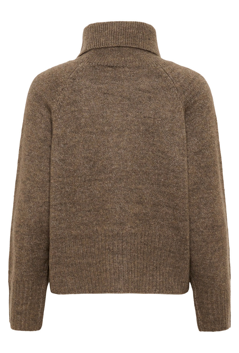 KAFFE KAerin Rollneck Morel Melange