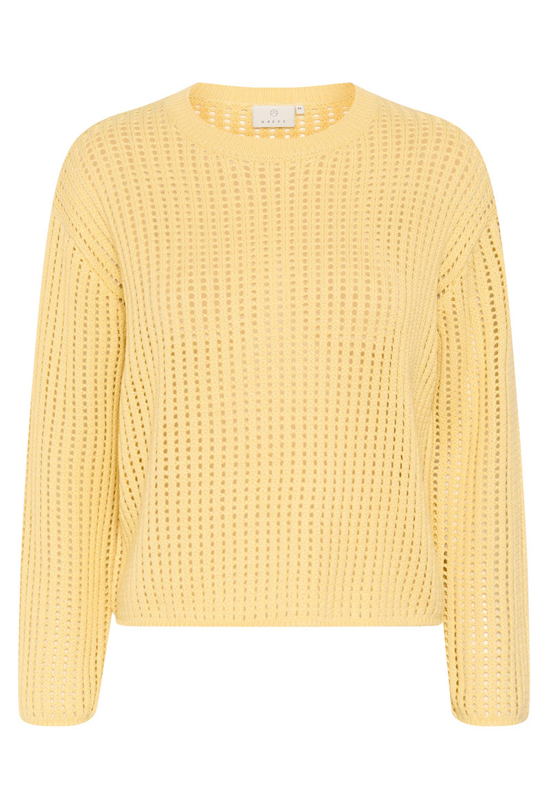 KAFFE KAsolar Knit Pullover Straw