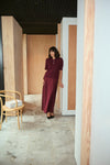 KAFFE KAhill Long Skirt Windsor Wine