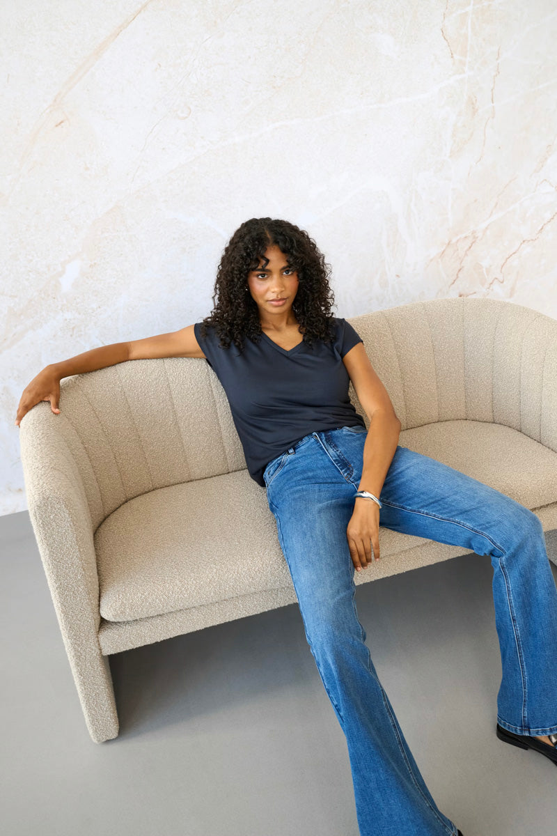 KAFFE KAlise T-Shirt Midnight Marine