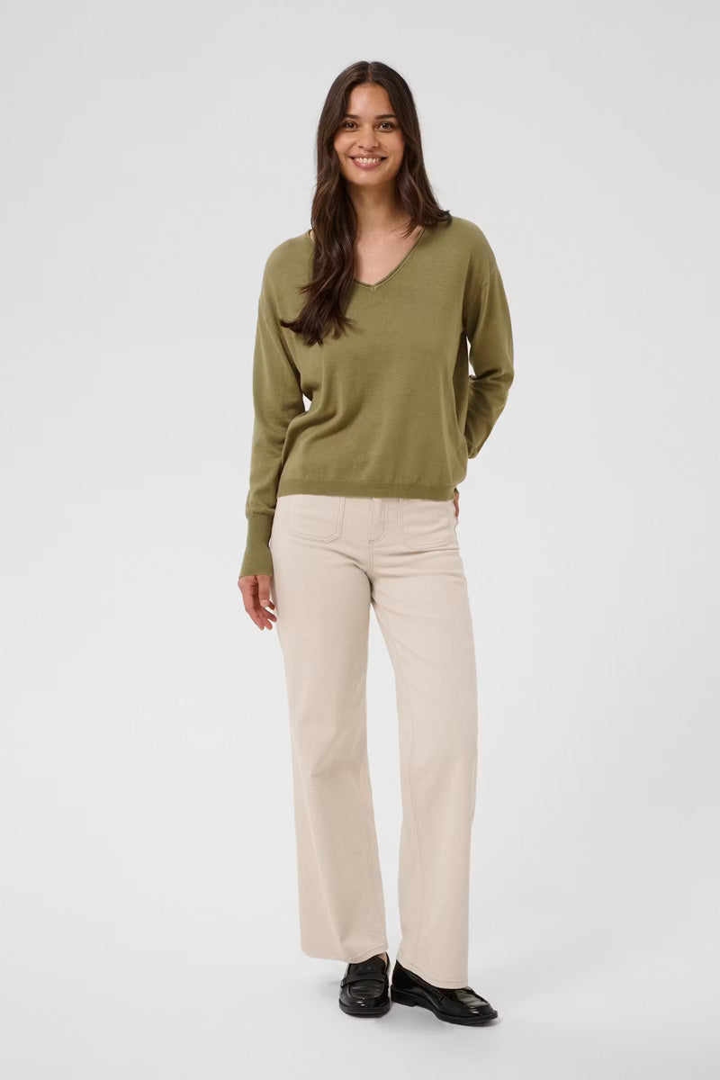 KAFFE KAlizza Mai Pullover-Aloe