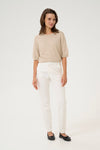 KAFFE KAlea Chino Pant Chalk White