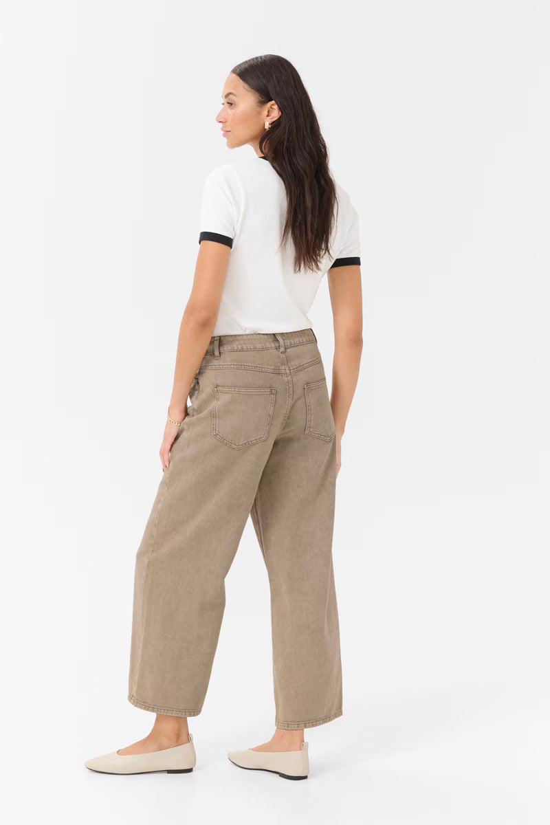 KAFFE KArania HW Jeans Washed Taupe