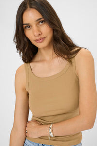 KAFFE KAcarna Tank Top Petrified Oak