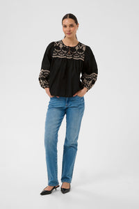 KAFFE KAkis Blouse Black Deep
