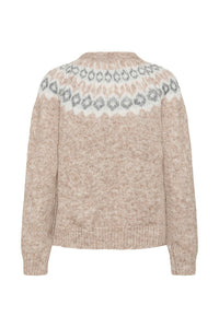 KAFFE KAberta Pullover Beige Melange