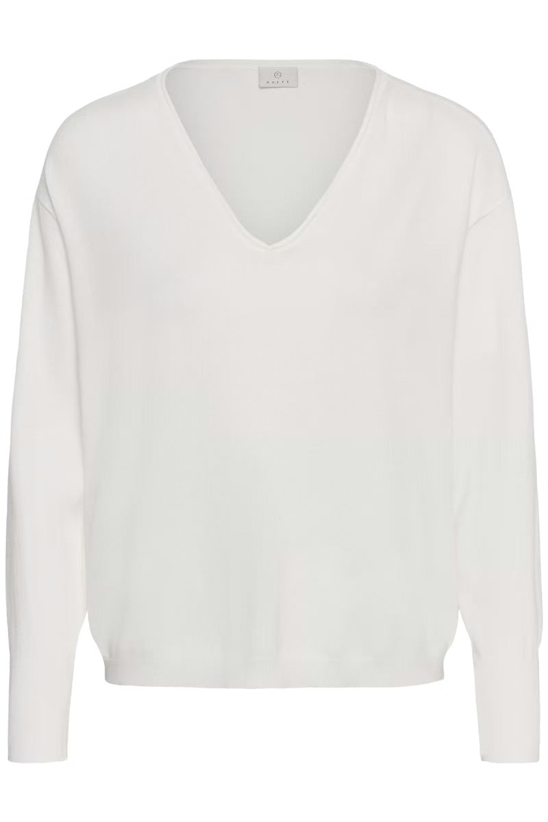 KAFFE KAlizza Mai Pullover-Chalk