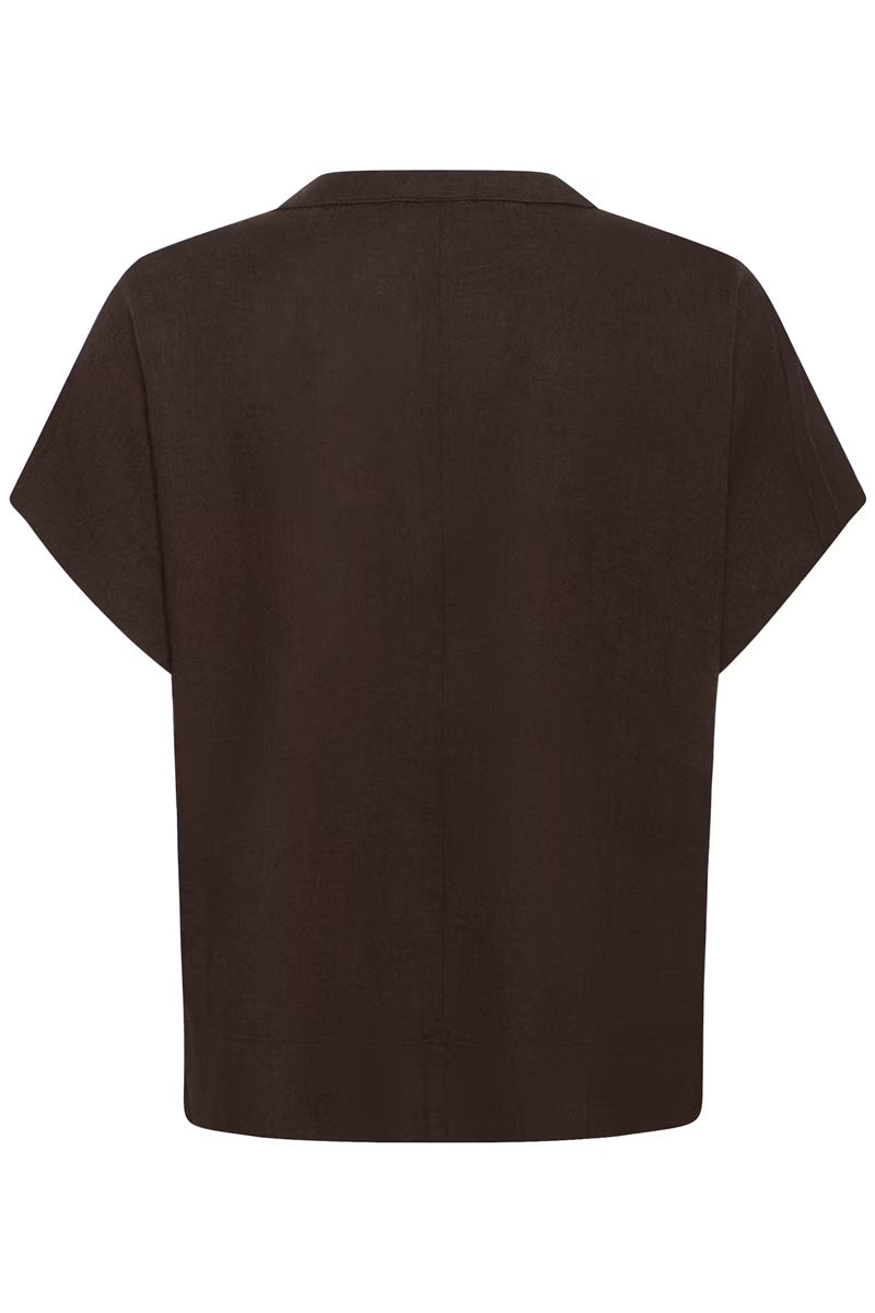 KAFFE KAmilia Wing SL Blouse Black Coffee