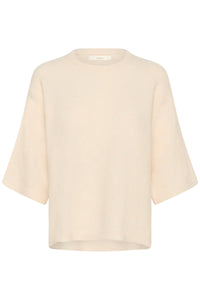 InWear GUNIIW TEE Sweater Whisper White Melange