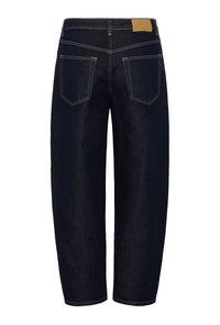 KAFFE KArory Barrel Jeans Unwashed Blue