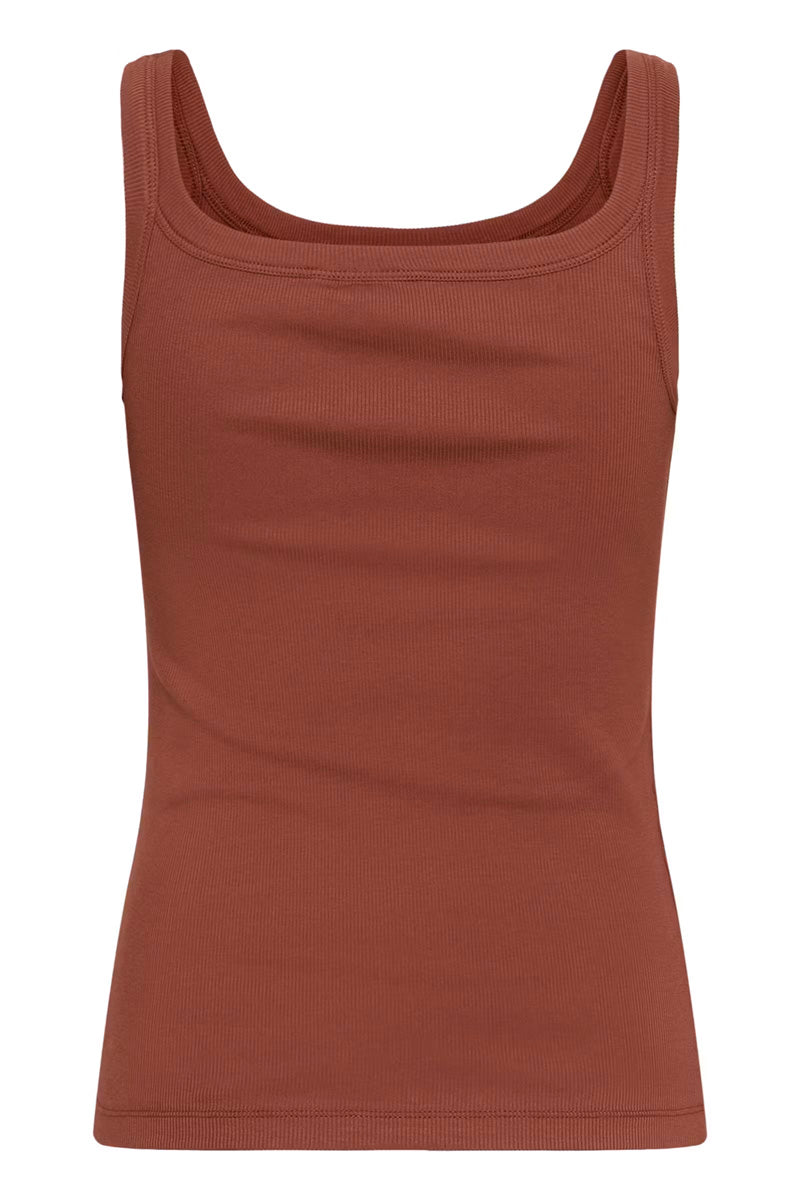 KAFFE KAcarna Tank Top Henna