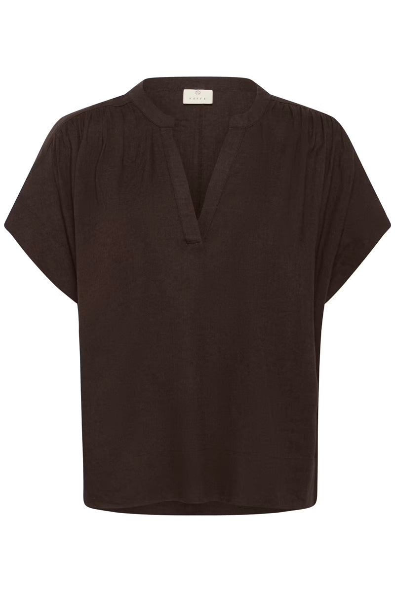 KAFFE KAmilia Wing SL Blouse Black Coffee