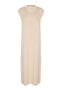 KAFFE KAannika Maxi Dress Feather Grey