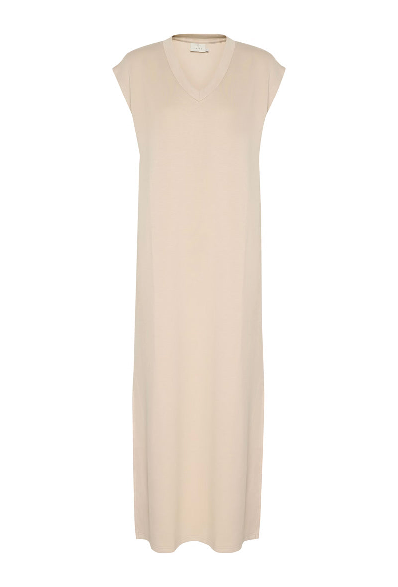 KAFFE KAannika Maxi Dress Feather Grey