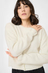 KAFFE KAcourson Cardigan-Chalk White