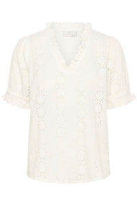 KAFFE KAdona Blouse Chalk