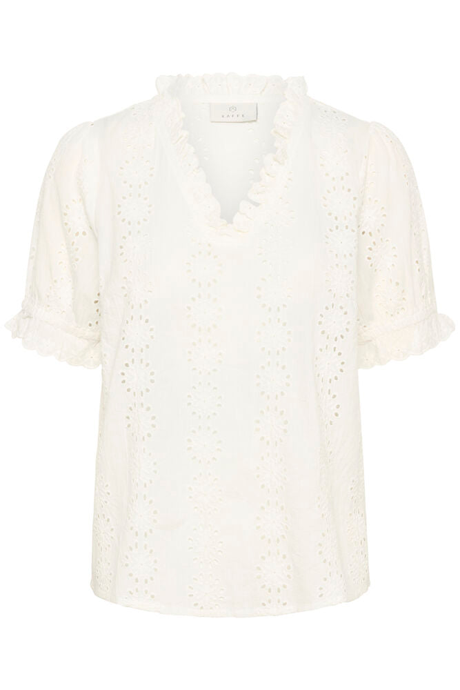 KAFFE KAdona Blouse Chalk