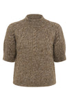 KAFFE KAcuba Turtleneck Pullover Morel Melange
