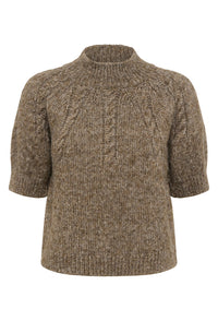 KAFFE KAcuba Turtleneck Pullover Morel Melange