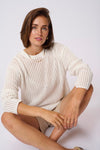 KAFFE KAsolar Knit Pullover Chalk White