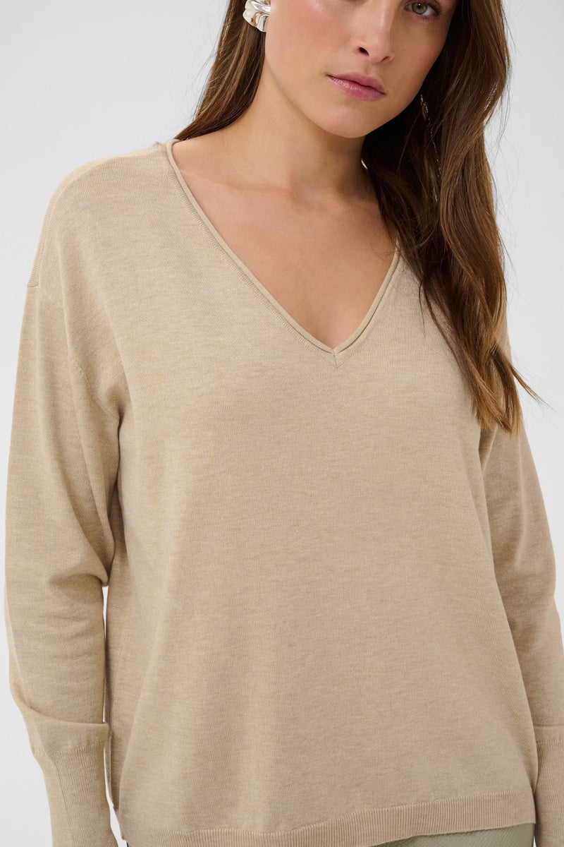 KAFFE KAlizza Mai Pullover-Feather Gray Melange