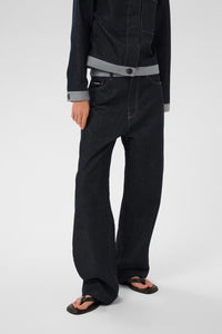 InWear DEIRDRA IW Wide Leg Jeans Dark Denim