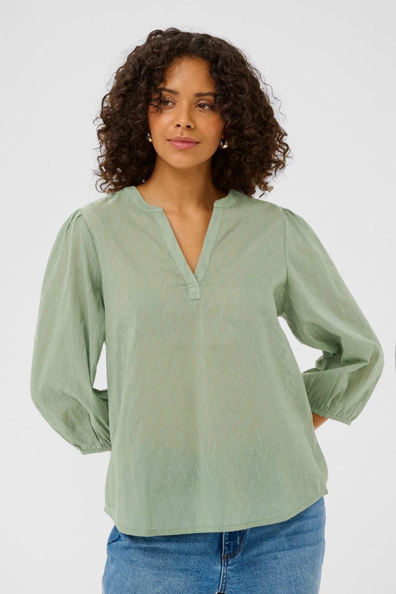KAFFE KAgabriela Blouse-Sea Spray