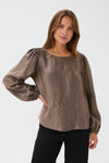 KAFFE KArizz Blouse-Morel