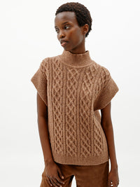 InWear TAIEIW Sleeveless Pullover Tobacco Brown