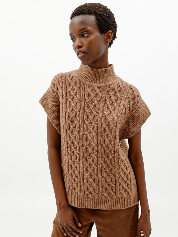 InWear TAIEIW Sleeveless Pullover Tobacco Brown