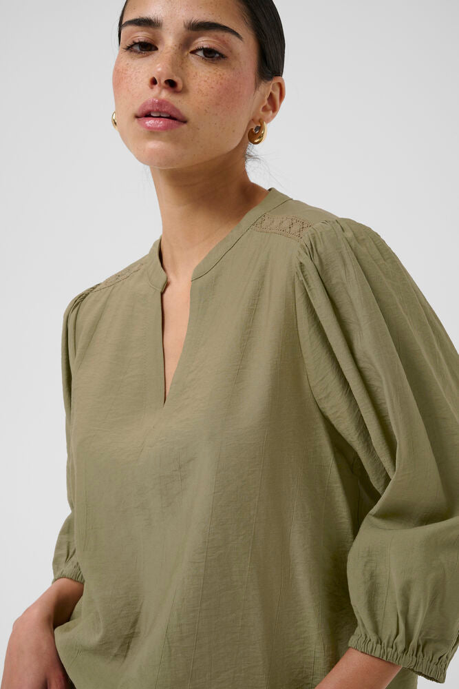 KAFFE KAalberta Blouse Aloe