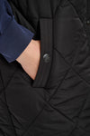 KAFFE KAmeria Quilted Gilet Waistcoat-Black