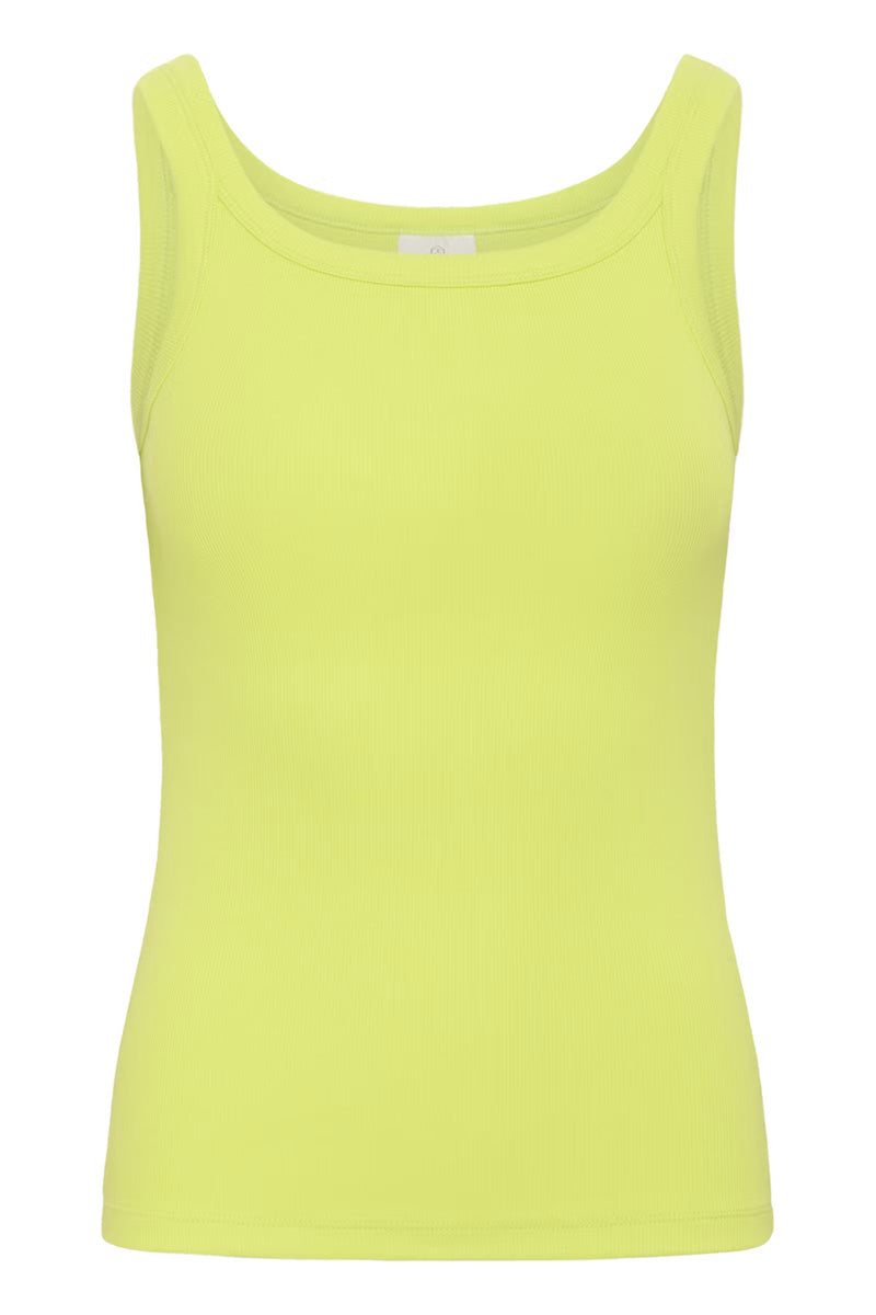 KAFFE KAcarna Tank Top Wild Lime