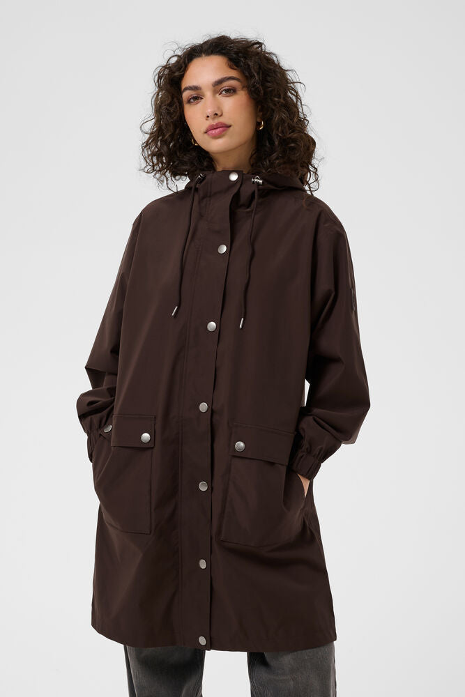 KAFFE KAennie Sophia Coat-Coffee Bean