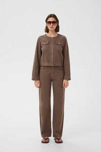 InWear GLADYS IW Denim Jacket Coffee Quartz