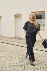 KAFFE KAtessa Trousers-Deep Black