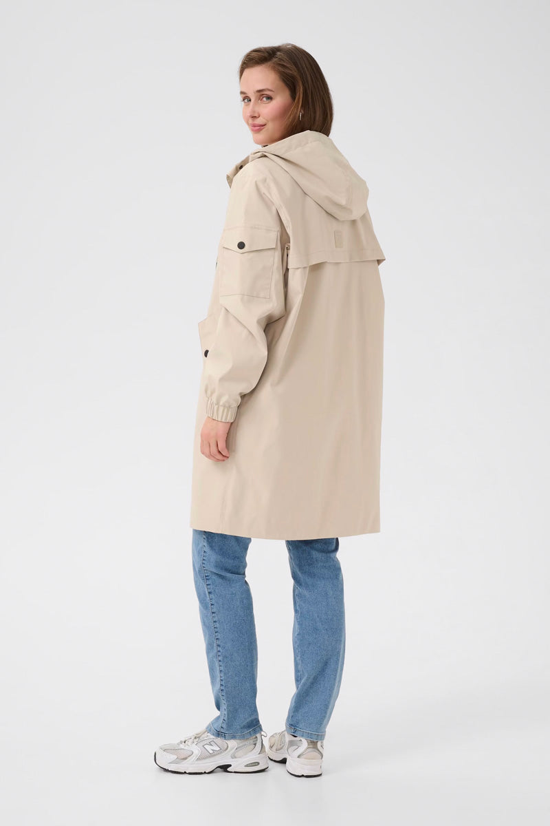 KAFFE KAennie Coat-Feather Gray