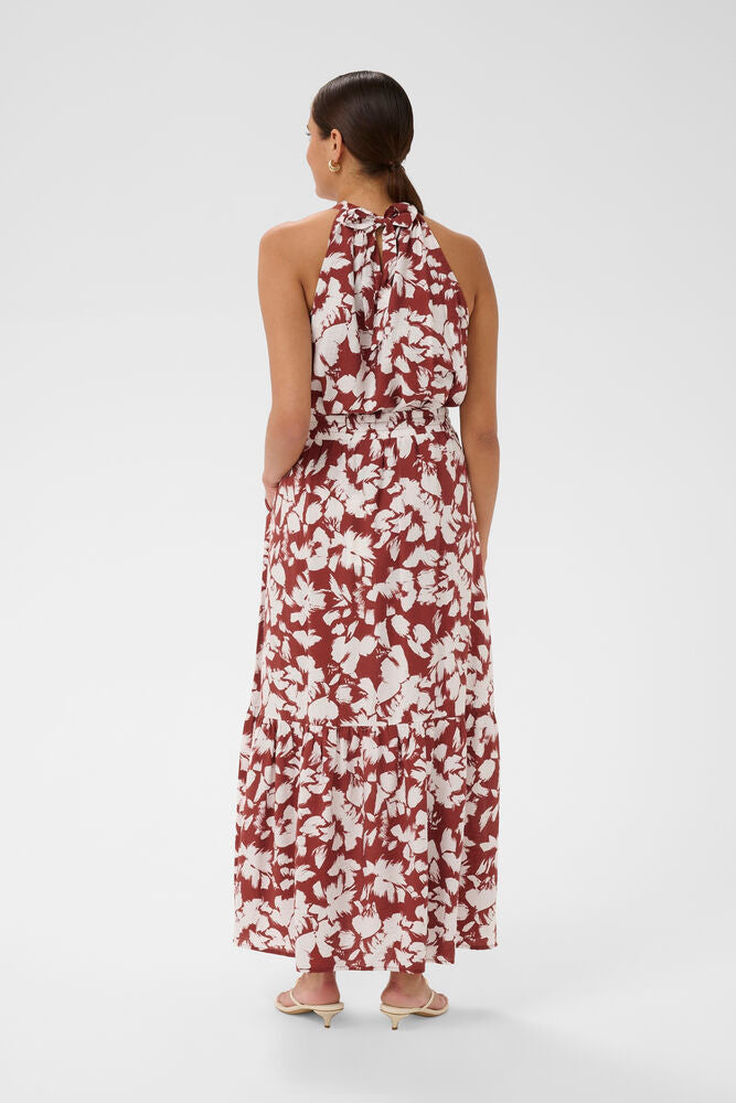 KAFFE KAevie Skirt Henna/Chalk