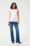 KAFFE KAlizza Slipover Chalk White