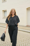 KAFFE KAtessa Trousers-Deep Black