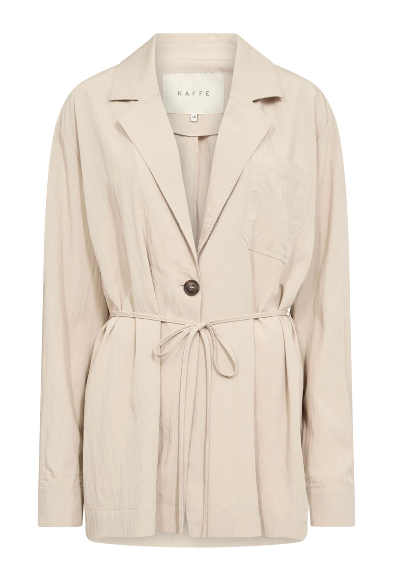 KAFFE KAtrinity Shirt Jacket Feather Gray